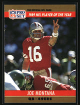 Joe Montana 1990 Pro Set #2a