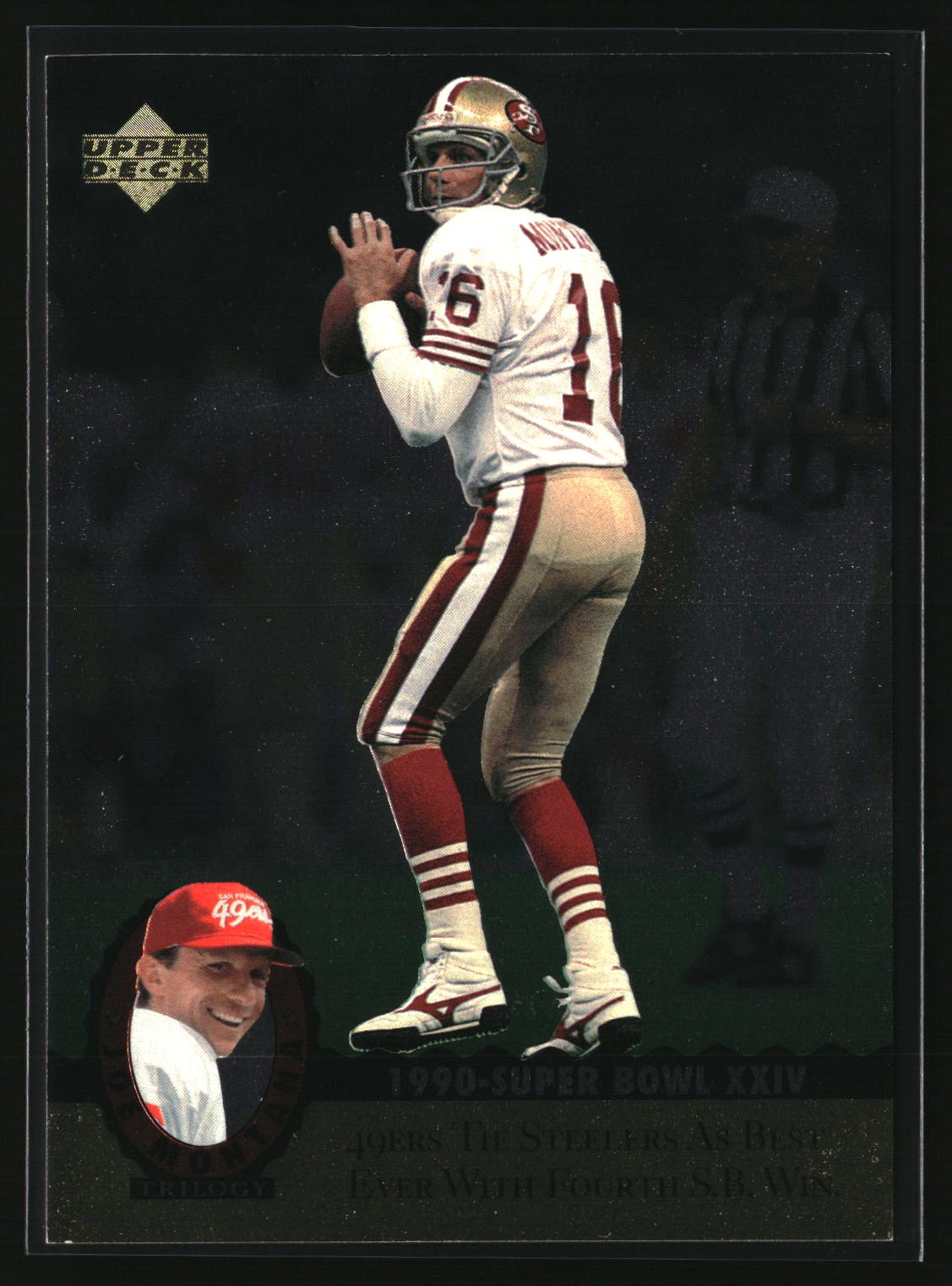 Joe Montana 1995 Upper Deck Joe Montana Trilogy #MT13