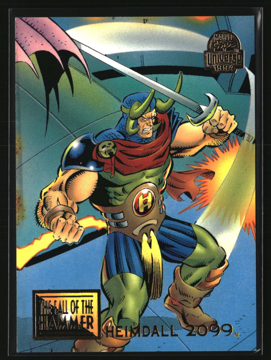 Heimdall 2099 1994 Fleer Marvel Universe #86
