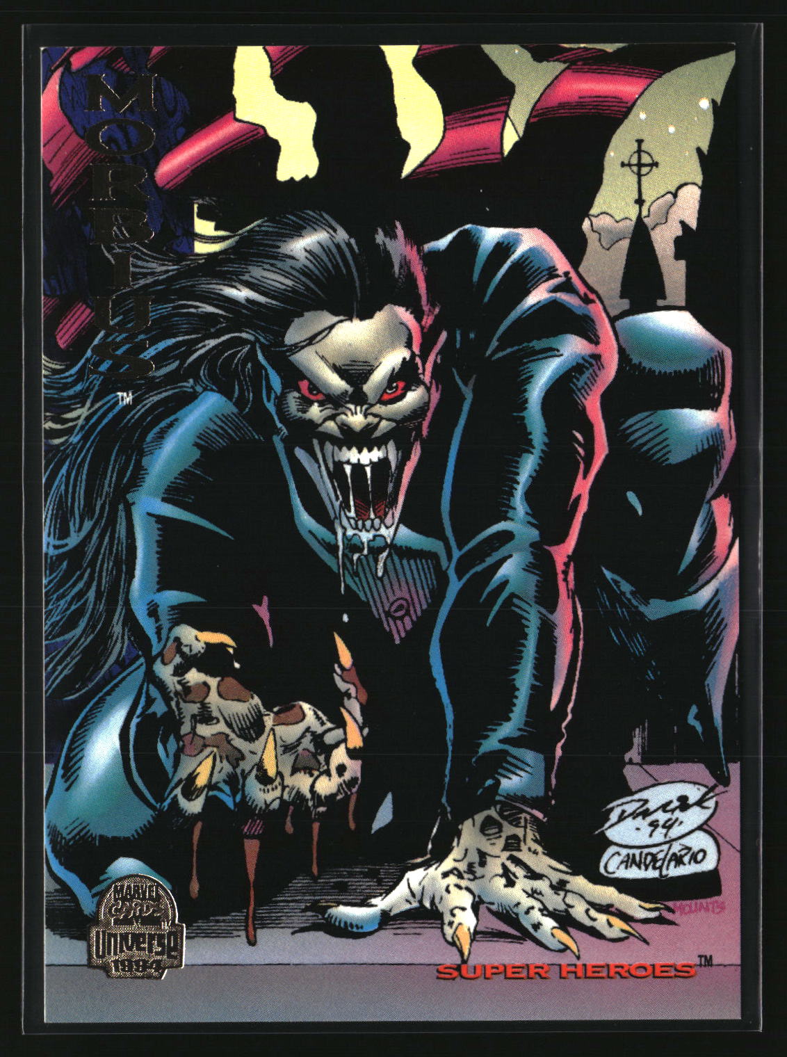 Morbius 1994 Fleer Marvel Universe #138