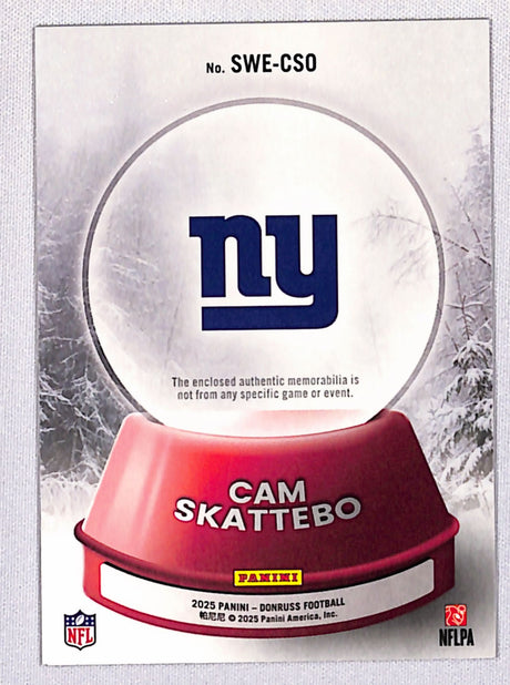 Cam Skattebo 2025 Donruss Rookie Holiday Sweater #SWE-CSO