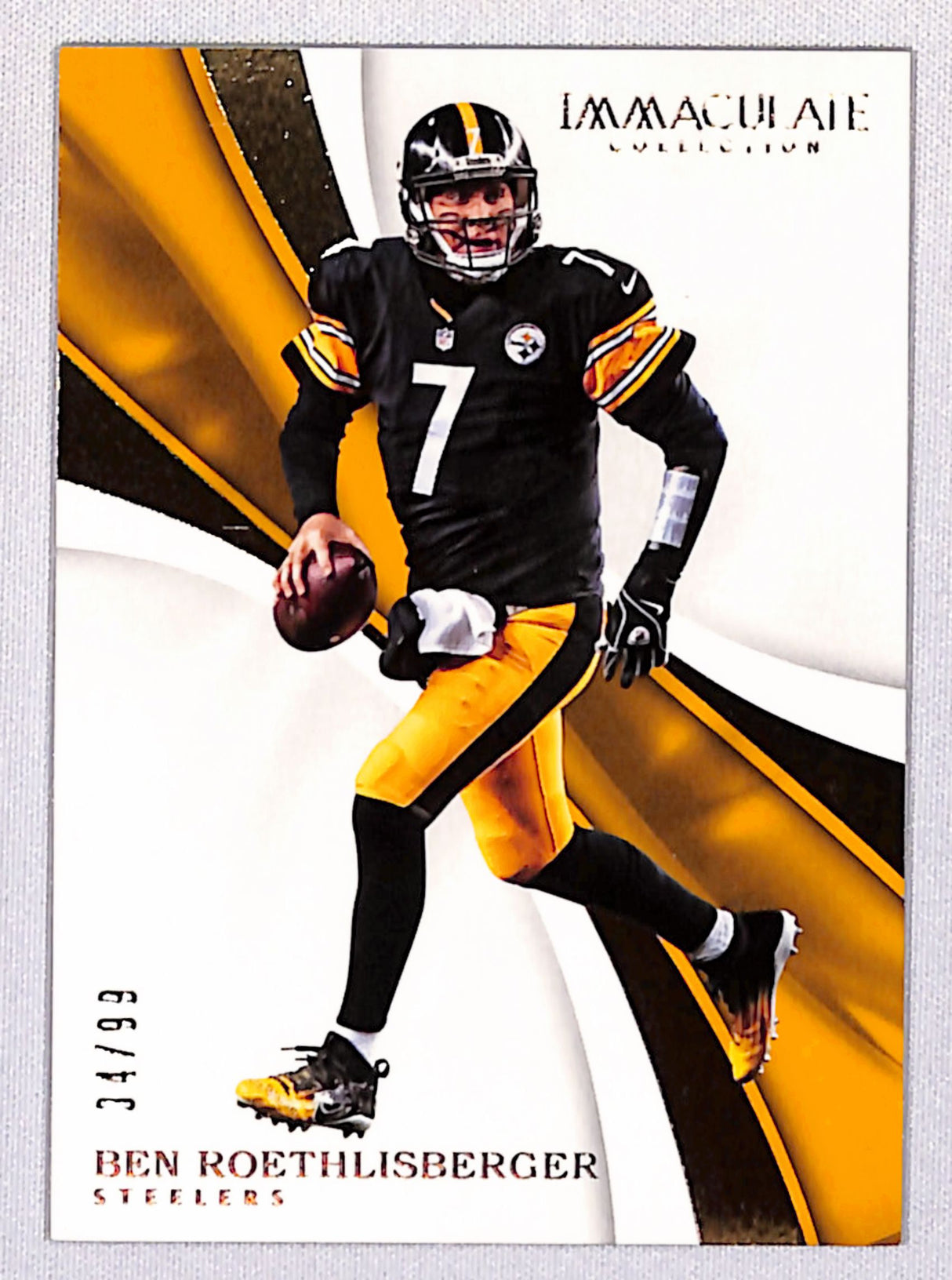 Ben Roethlisberger 2017 Panini Immaculate Collection #82 #/99