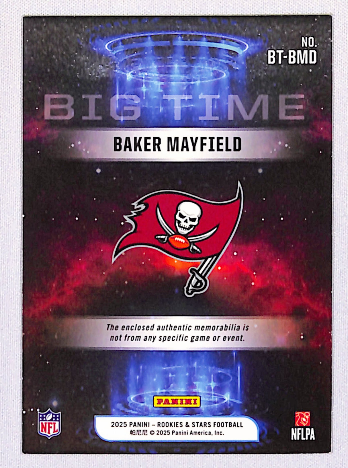 Baker Mayfield 2025 Panini Rookies & Stars Big Time #BT-BMD