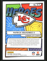 Patrick Mahomes II 2022 Panini Prestige Heroes #H-4