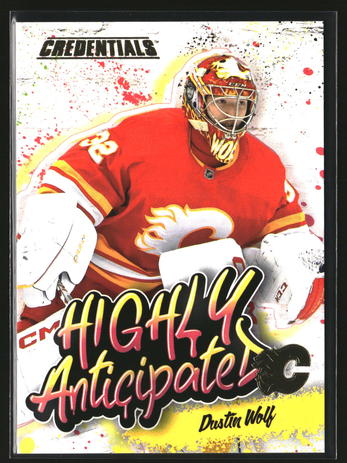 Dustin Wolf 2023-24 Upper Deck Credentials Highly Anticipated #HA-43