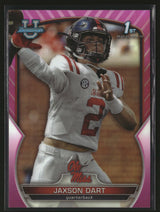 Jaxson Dart 2022 Bowman University Chrome Pink Refractor #94