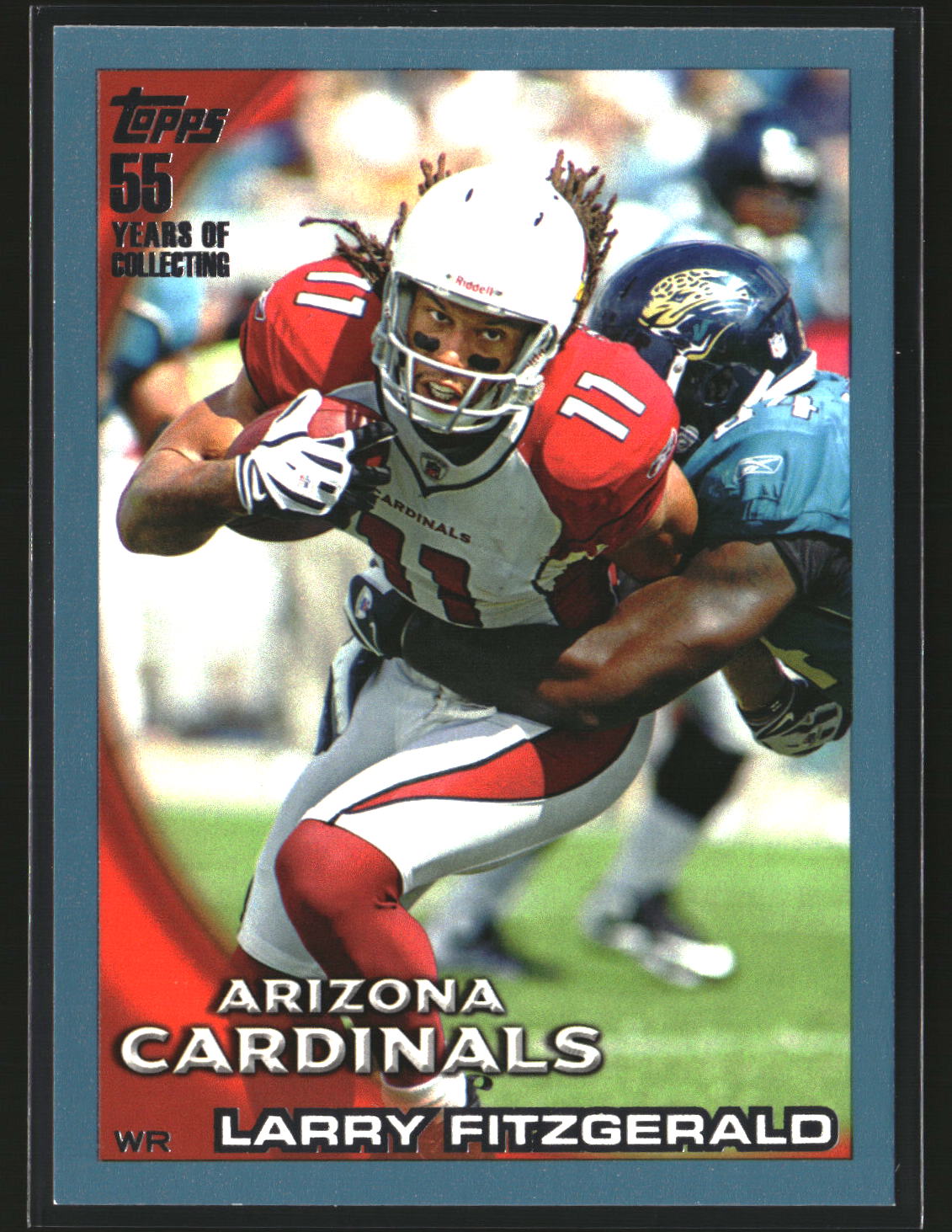 Larry Fitzgerald 2010 Topps Blue #80 #/349