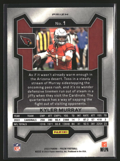 Kyler Murray 2023 Panini Prizm Black and White Checker #1