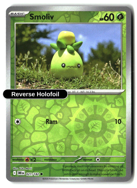 Smoliv - 021/182 - [DRI - SV10: Destined Rivals] - Reverse Holofoil