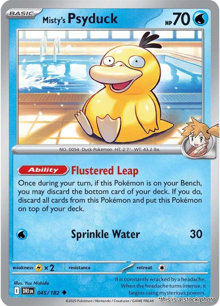 Misty's Psyduck - 045/182 - [DRI - SV10: Destined Rivals]