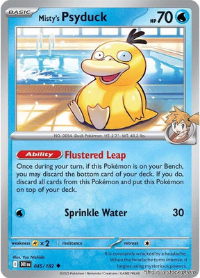 Misty's Psyduck - 045/182 - [DRI - SV10: Destined Rivals]