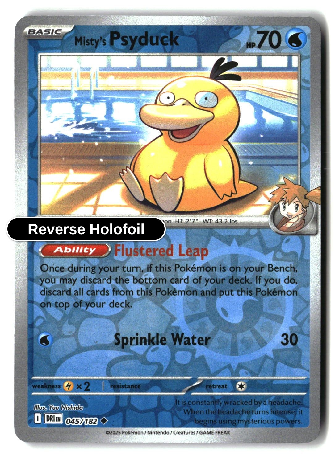 Misty's Psyduck - 045/182 - [DRI - SV10: Destined Rivals] - Reverse Holofoil