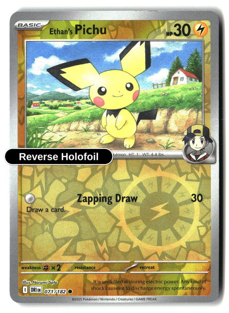 Ethan's Pichu - 071/182 - [DRI - SV10: Destined Rivals] - Reverse Holofoil
