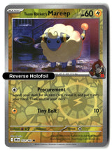 Team Rocket's Mareep - 072/182 - [DRI - SV10: Destined Rivals] - Reverse Holofoil