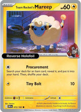 Team Rocket's Mareep - 072/182 - [DRI - SV10: Destined Rivals] - Reverse Holofoil