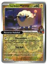 Team Rocket's Mareep - 072/182 - [DRI - SV10: Destined Rivals] - Reverse Holofoil
