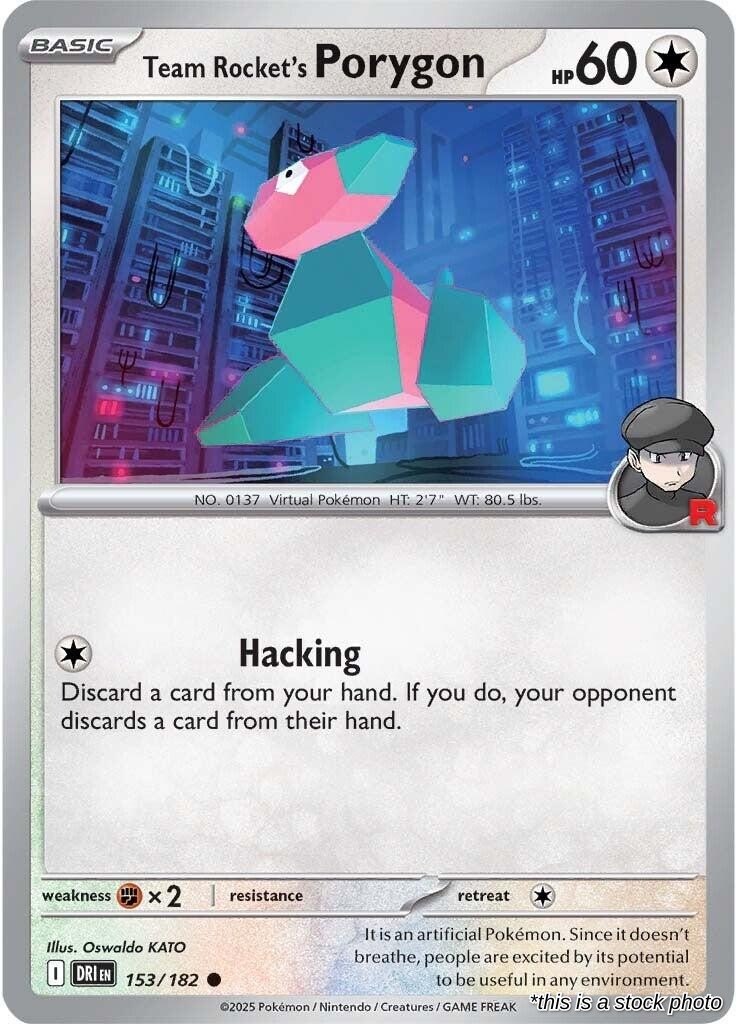 Team Rocket's Porygon - 153/182 - [DRI - SV10: Destined Rivals]