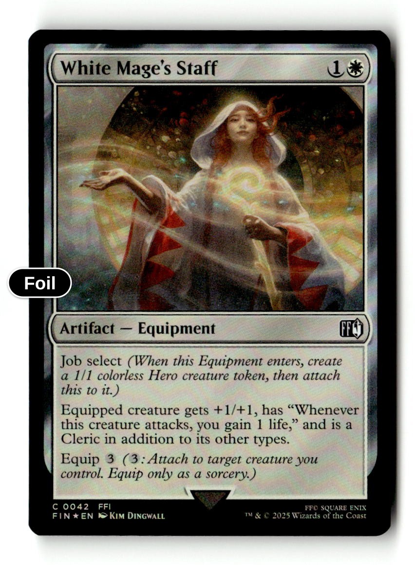 White Mage's Staff - 42 - [FIN - FINAL FANTASY] - Foil