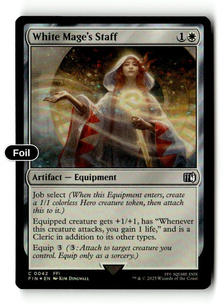 White Mage's Staff - 42 - [FIN - FINAL FANTASY] - Foil