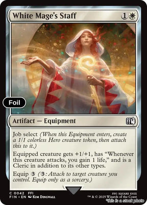 White Mage's Staff - 42 - [FIN - FINAL FANTASY] - Foil