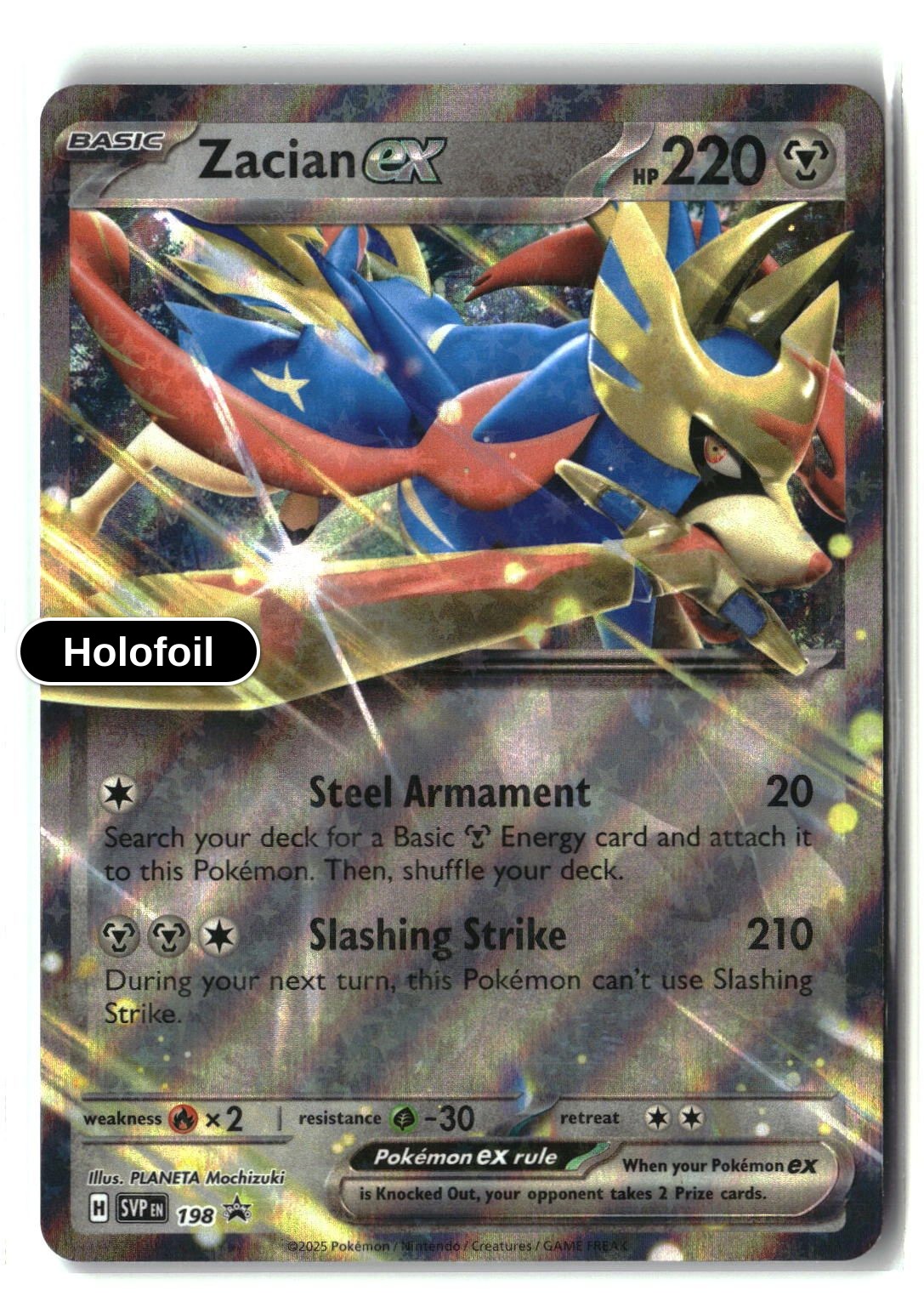 Zacian ex - 198