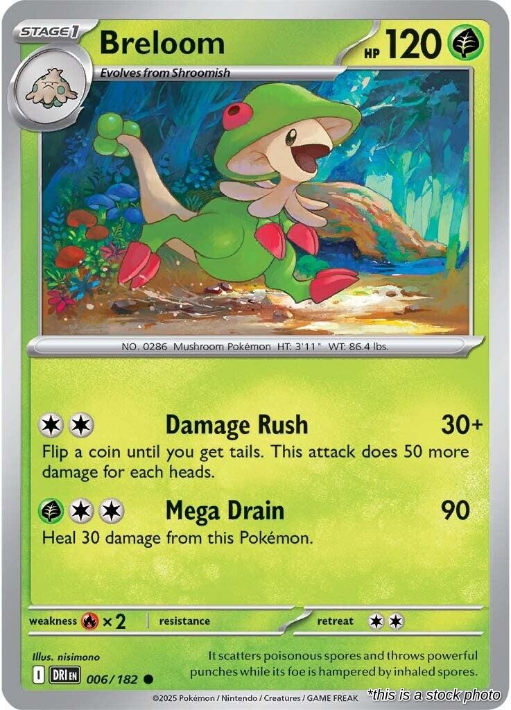 Breloom - 006/182 - [DRI - SV10: Destined Rivals]