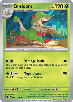 Breloom - 006/182 - [DRI - SV10: Destined Rivals]