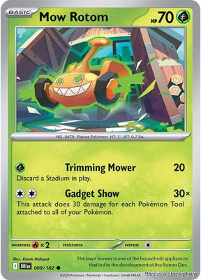 Mow Rotom - 009/182 - [DRI - SV10: Destined Rivals]