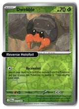 Dwebble - 011/182 - [DRI - SV10: Destined Rivals] - Reverse Holofoil