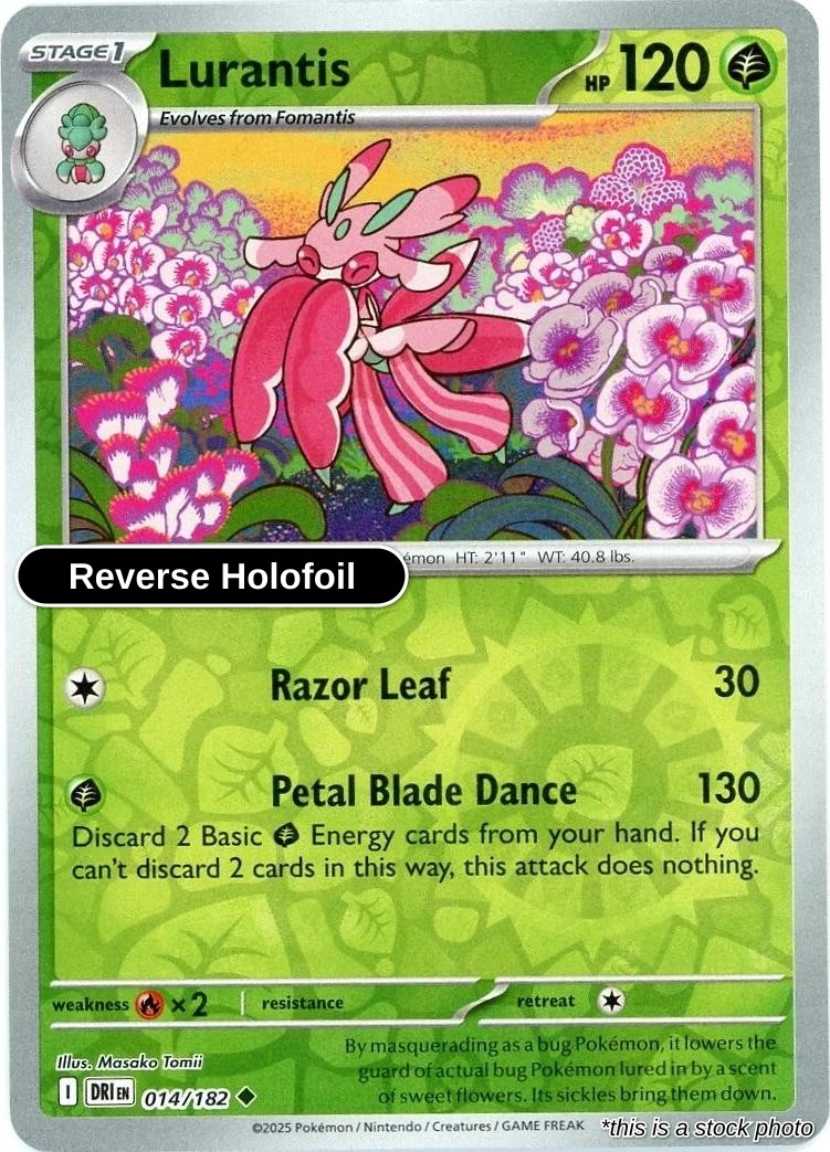 Lurantis - 014/182 - [DRI - SV10: Destined Rivals] - Reverse Holofoil