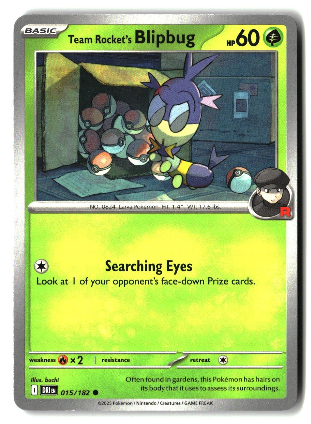 Team Rocket's Blipbug - 015/182 - [DRI - SV10: Destined Rivals]