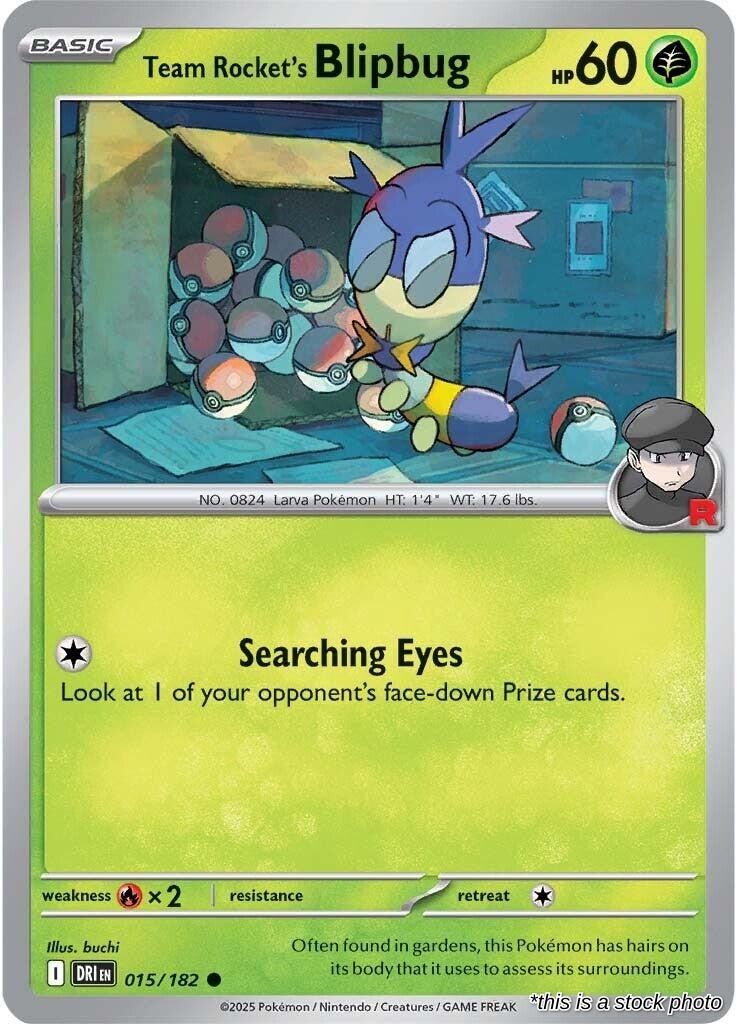 Team Rocket's Blipbug - 015/182 - [DRI - SV10: Destined Rivals]