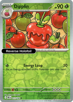 Dipplin - 017/182 - [DRI - SV10: Destined Rivals] - Reverse Holofoil