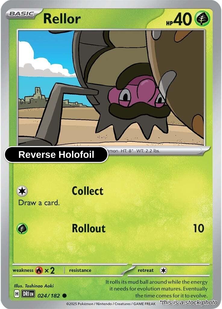 Rellor - 024/182 - [DRI - SV10: Destined Rivals] - Reverse Holofoil