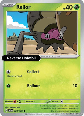 Rellor - 024/182 - [DRI - SV10: Destined Rivals] - Reverse Holofoil