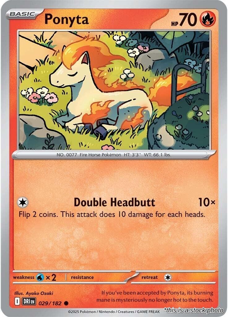 Ponyta - 029/182 - [DRI - SV10: Destined Rivals]