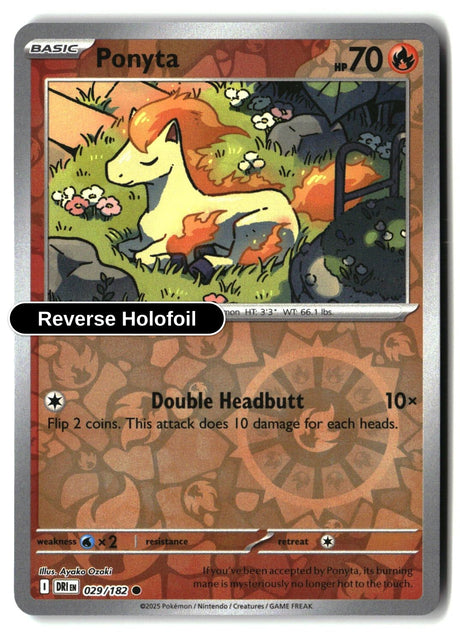 Ponyta - 029/182 - [DRI - SV10: Destined Rivals] - Reverse Holofoil