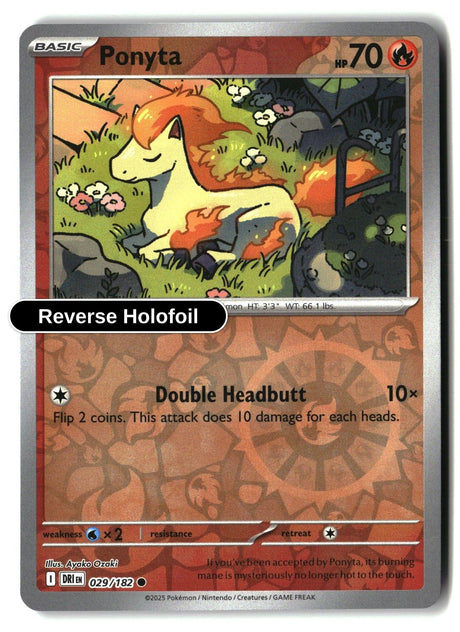 Ponyta - 029/182 - [DRI - SV10: Destined Rivals] - Reverse Holofoil