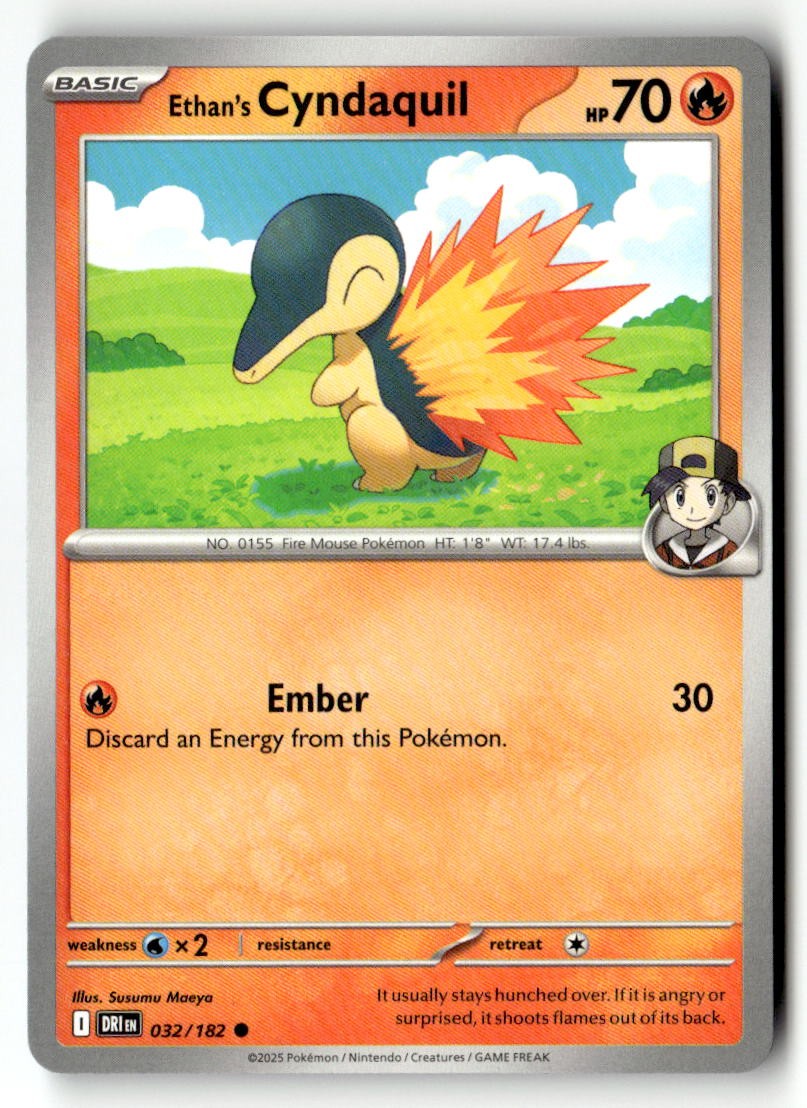 Ethan's Cyndaquil - 032/182 - [DRI - SV10: Destined Rivals]