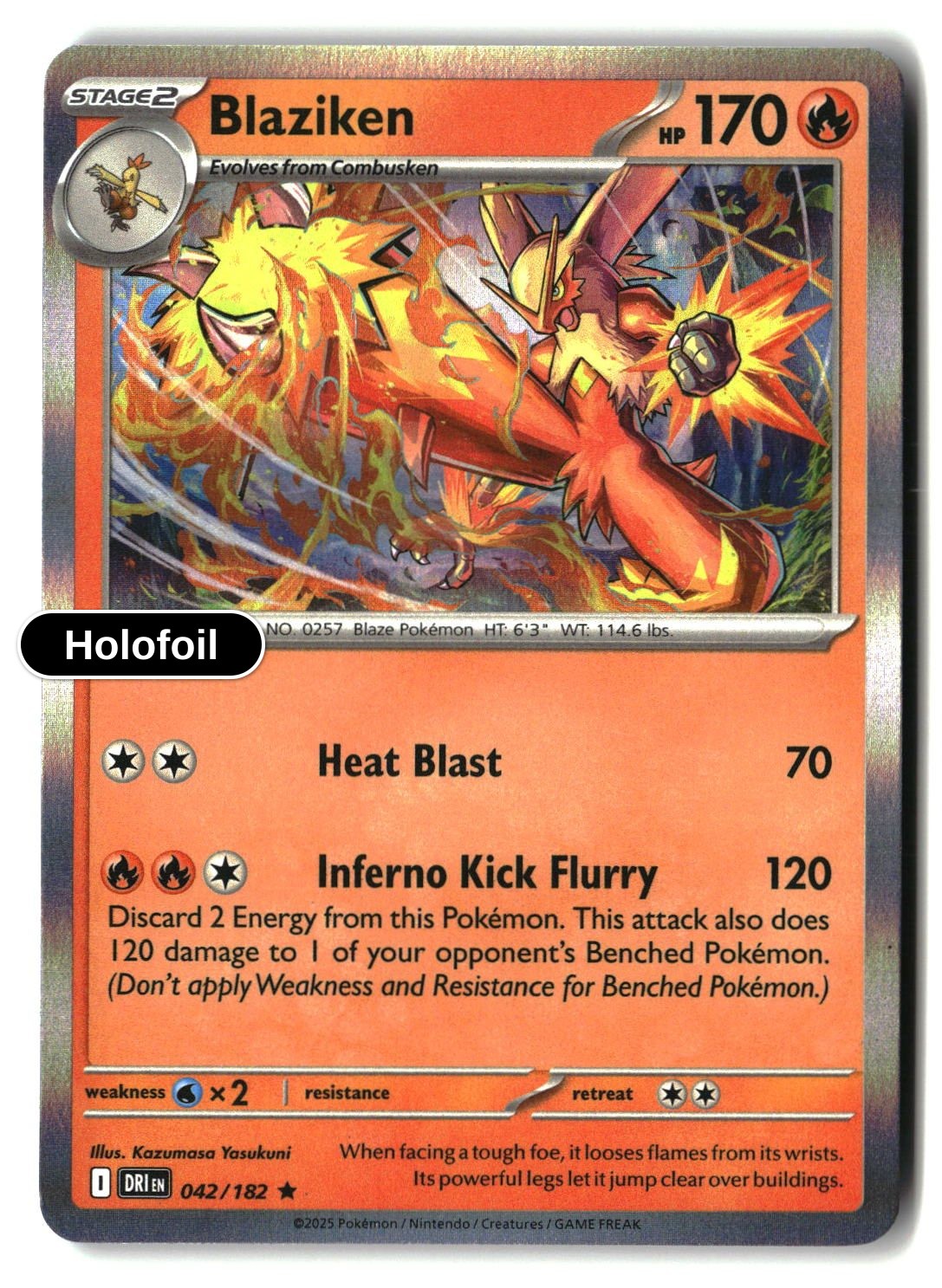 Blaziken - 042/182 - [DRI - SV10: Destined Rivals] - Holofoil