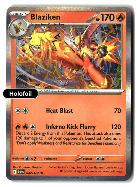 Blaziken - 042/182 - [DRI - SV10: Destined Rivals] - Holofoil