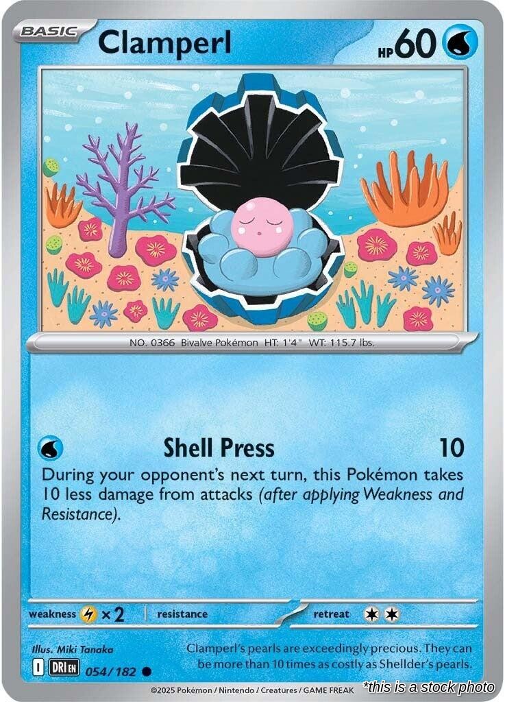 Clamperl - 054/182 - [DRI - SV10: Destined Rivals]