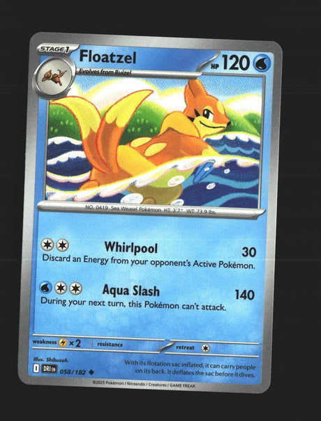 Floatzel - 058/182 - [DRI - SV10: Destined Rivals]