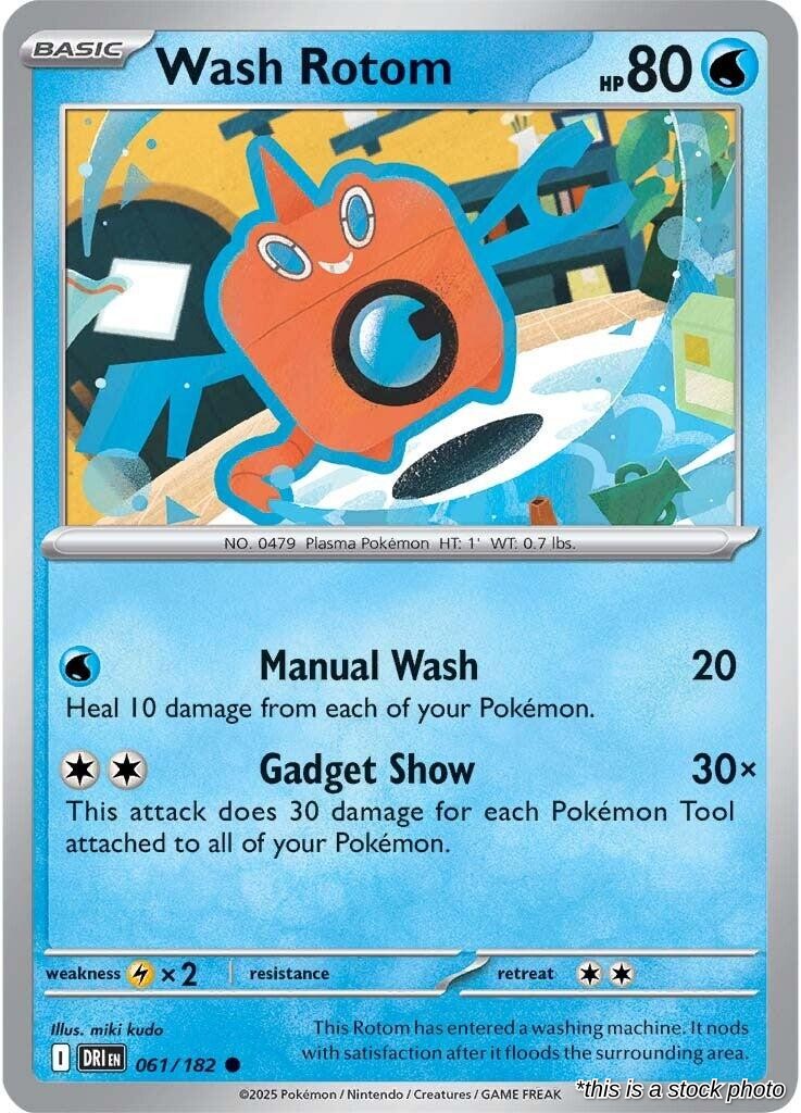 Wash Rotom - 061/182 - [DRI - SV10: Destined Rivals]