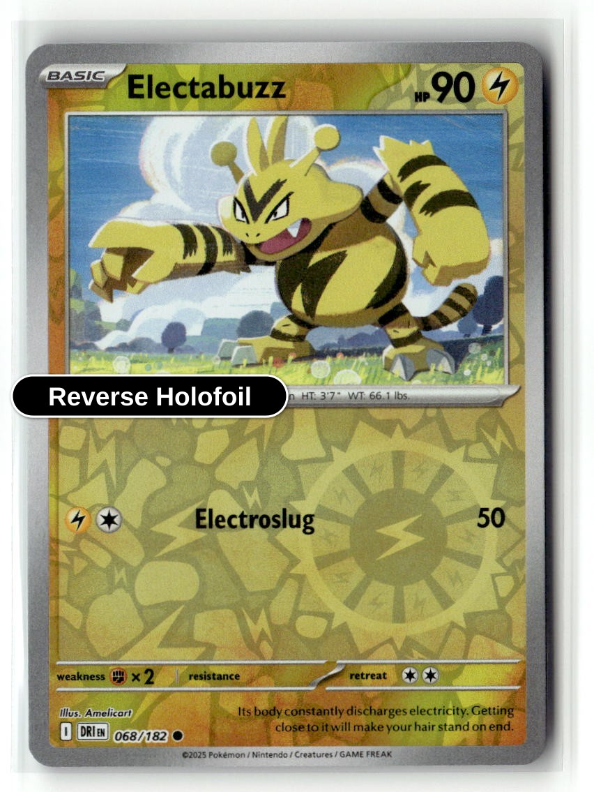 Electabuzz - 068/182 - [DRI - SV10: Destined Rivals] - Reverse Holofoil