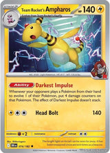 Team Rocket's Ampharos - 074/182 - [DRI - SV10: Destined Rivals]