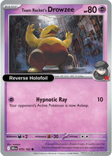 Team Rocket's Drowzee - 079/182 - [DRI - SV10: Destined Rivals] - Reverse Holofoil
