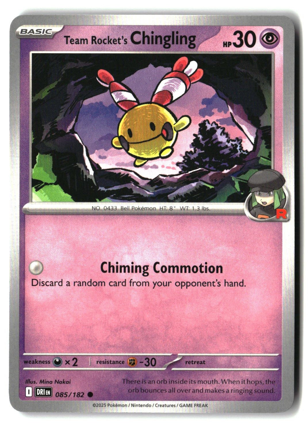 Team Rocket's Chingling - 085/182 - [DRI - SV10: Destined Rivals]