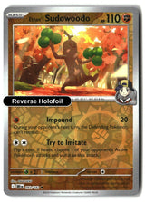 Ethan's Sudowoodo - 093/182 - [DRI - SV10: Destined Rivals] - Reverse Holofoil