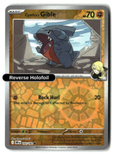 Cynthia's Gible - 102/182 - [DRI - SV10: Destined Rivals] - Reverse Holofoil